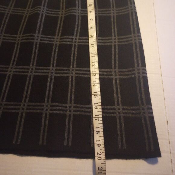 Willi Smith wool blend stretchy knit plaid skirt - Picture 6 of 6